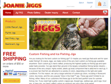 Tablet Screenshot of joaniejiggs.com